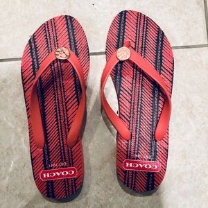 Coach flip flops!